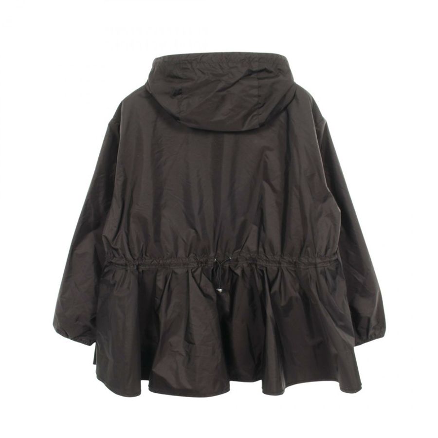 MONCLER SARCELLE(Sarcelle)連帽外套,其他款式,尼龍材質,黑色,二手女款-1