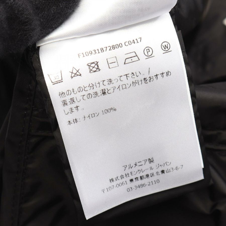 MONCLER SARCELLE(Sarcelle)連帽外套,其他款式,尼龍材質,黑色,二手女款-3
