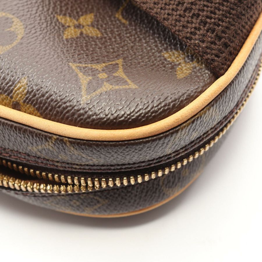 路易威登 Pochette Gange 腰包斜背包 M51870 Monogram 帆布 二手 LV-9