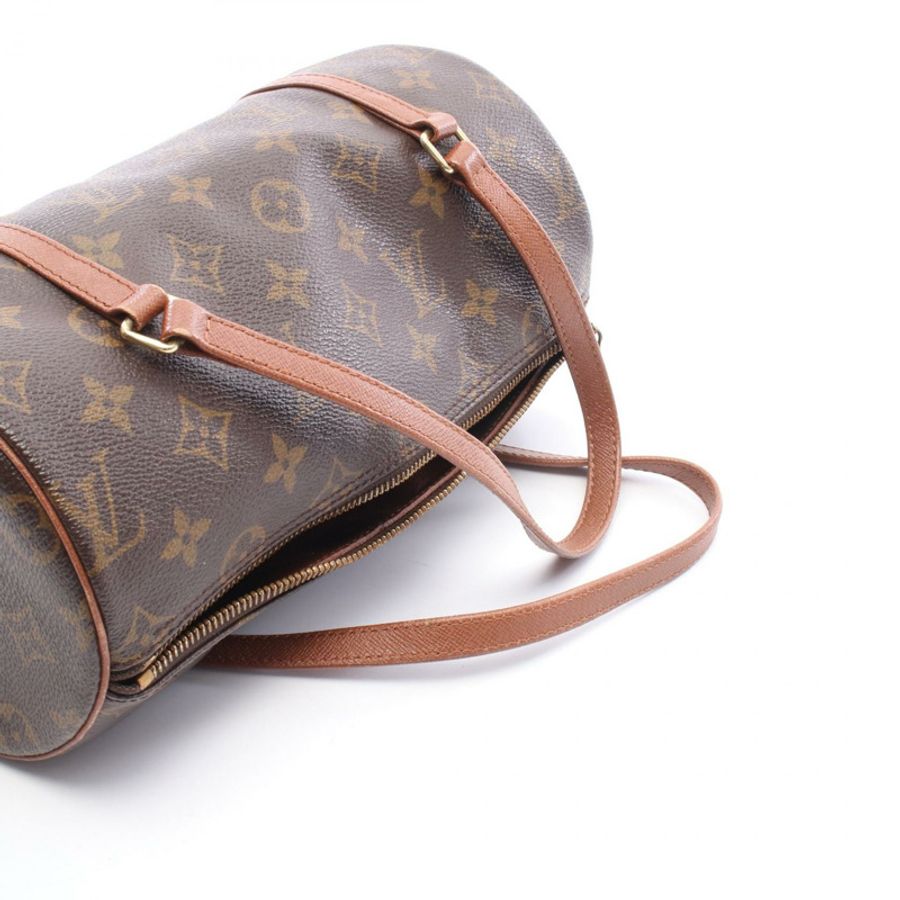 路易威登 Papillon 26 舊式單肩背包 M51366 Monogram 棕色皮革-5