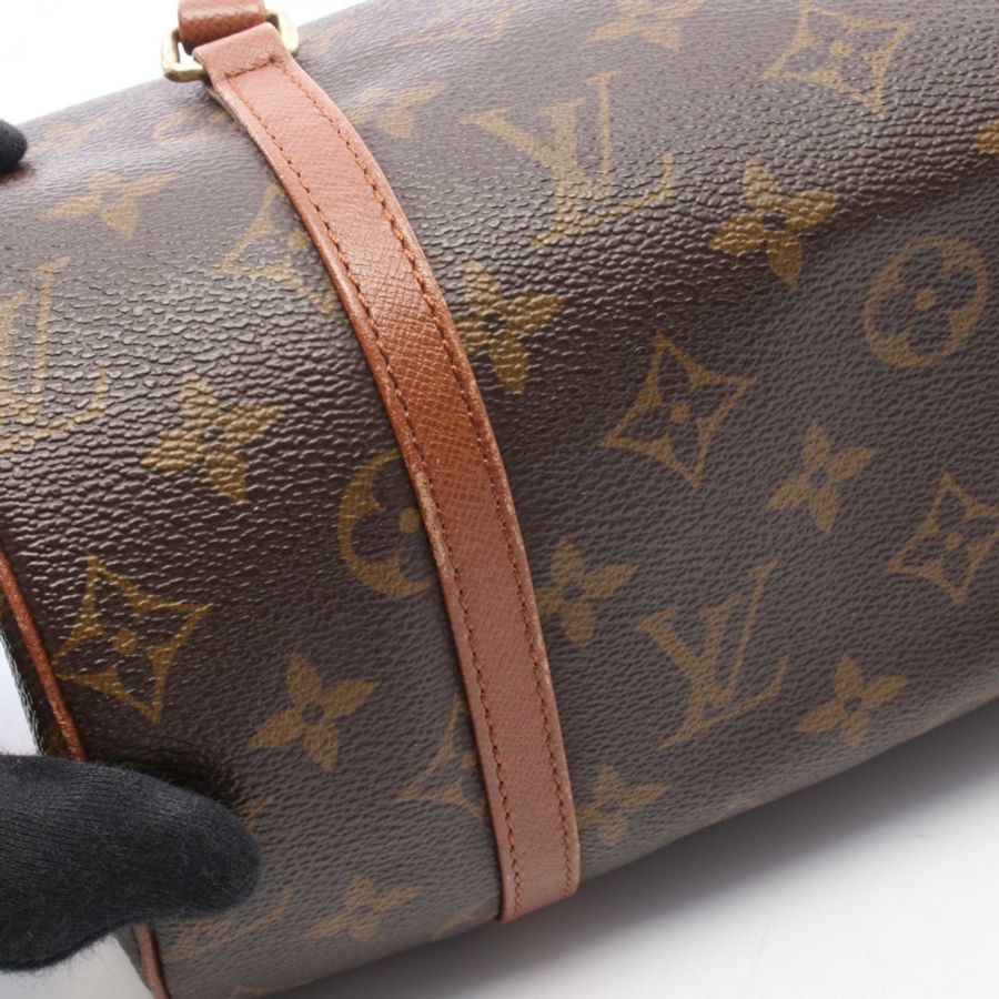 路易威登 Papillon 26 舊式單肩背包 M51366 Monogram 棕色皮革-9