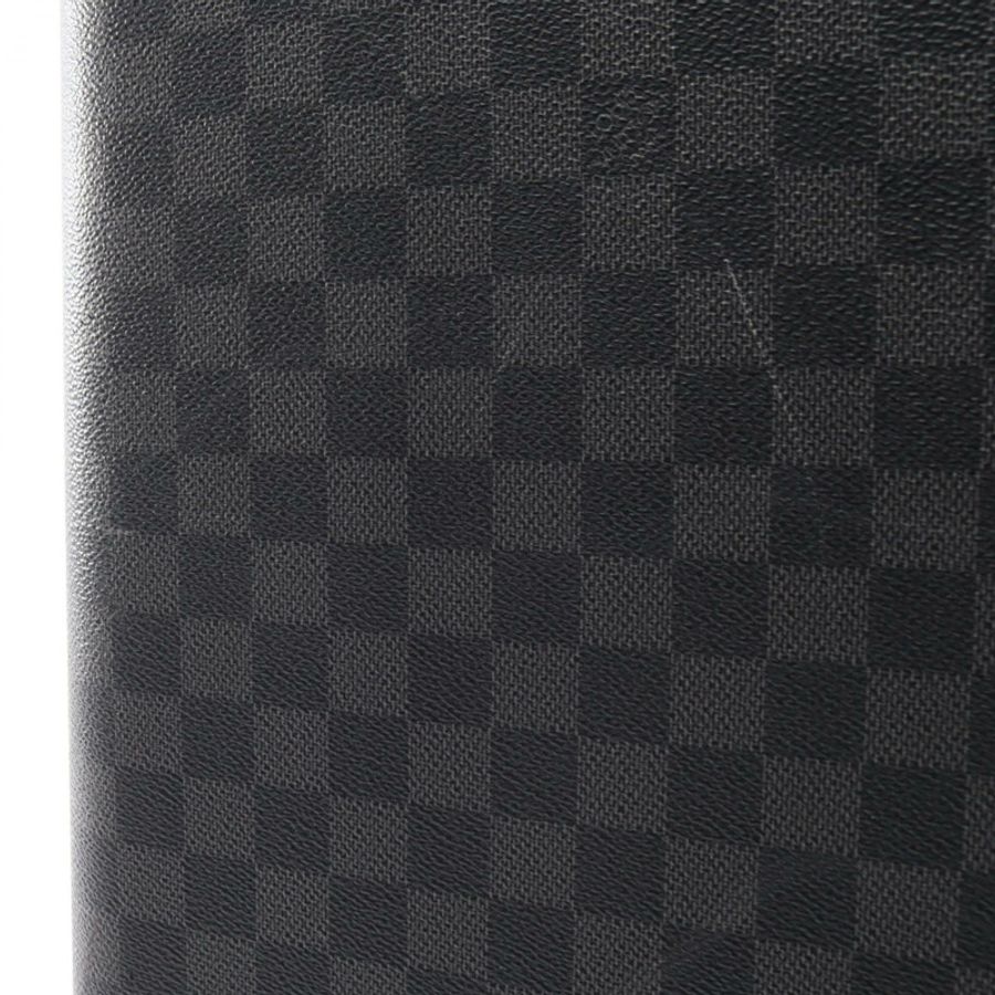 路易威登 Horizon 70 Damier Graphite 手提包 N41646 PVC塗層帆布皮革 黑色 灰色 二手-7