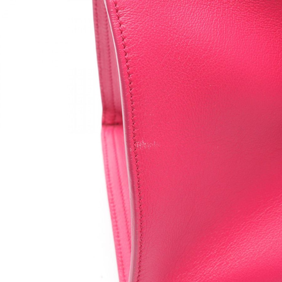 聖羅蘭巴黎 Baby Cabas YSL 系列 2WAY 手袋 424868 皮革 粉紅色 YSL-5