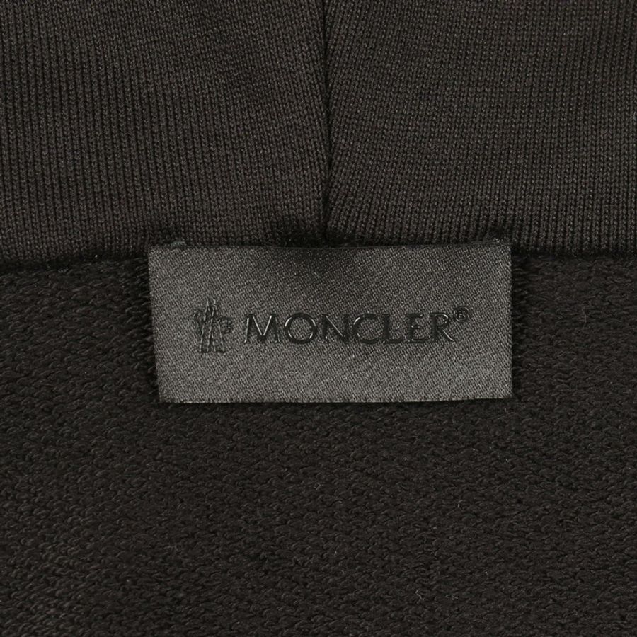 MONCLER 連帽羽絨衣外套,棉滌混紡,黑色,女款 S 碼-2