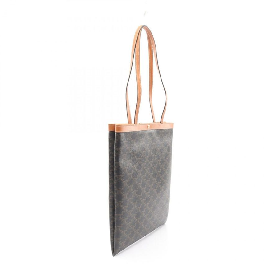 CELINE 中型平底購物手袋 Triomphe 單肩托特包 123832O9003MI 帆布 全新-1