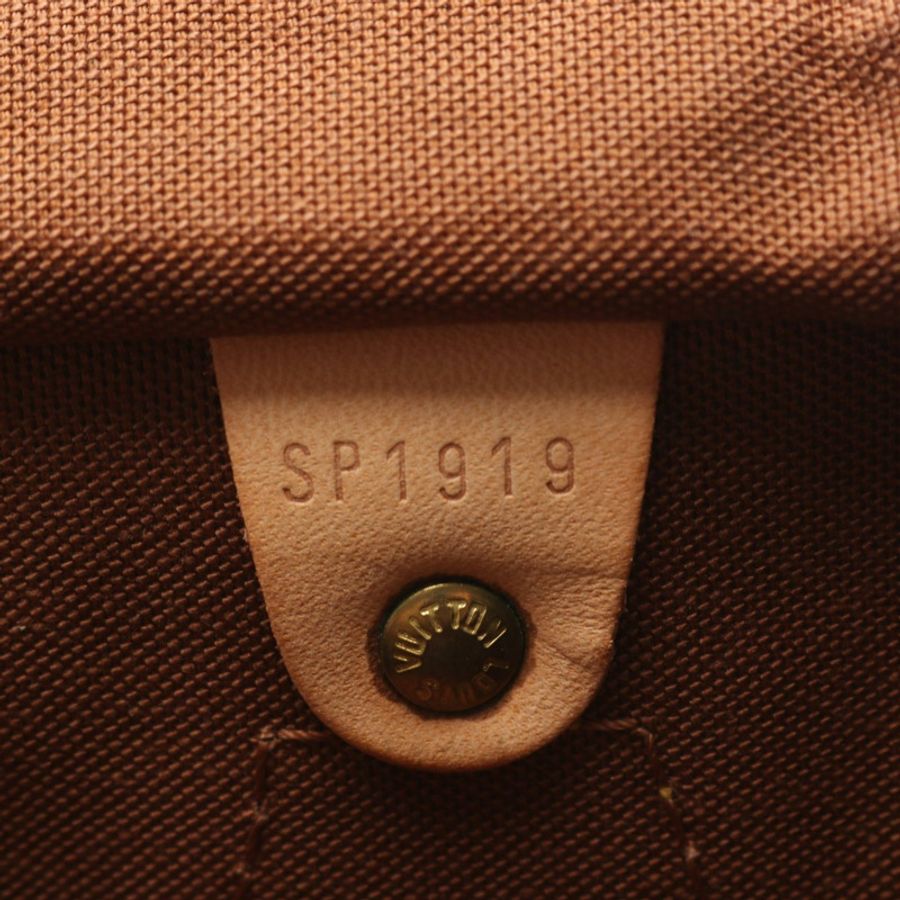 路易威登 Speedy 40 手提包 M41522 Monogram PVC 塗層帆布皮革 二手-4