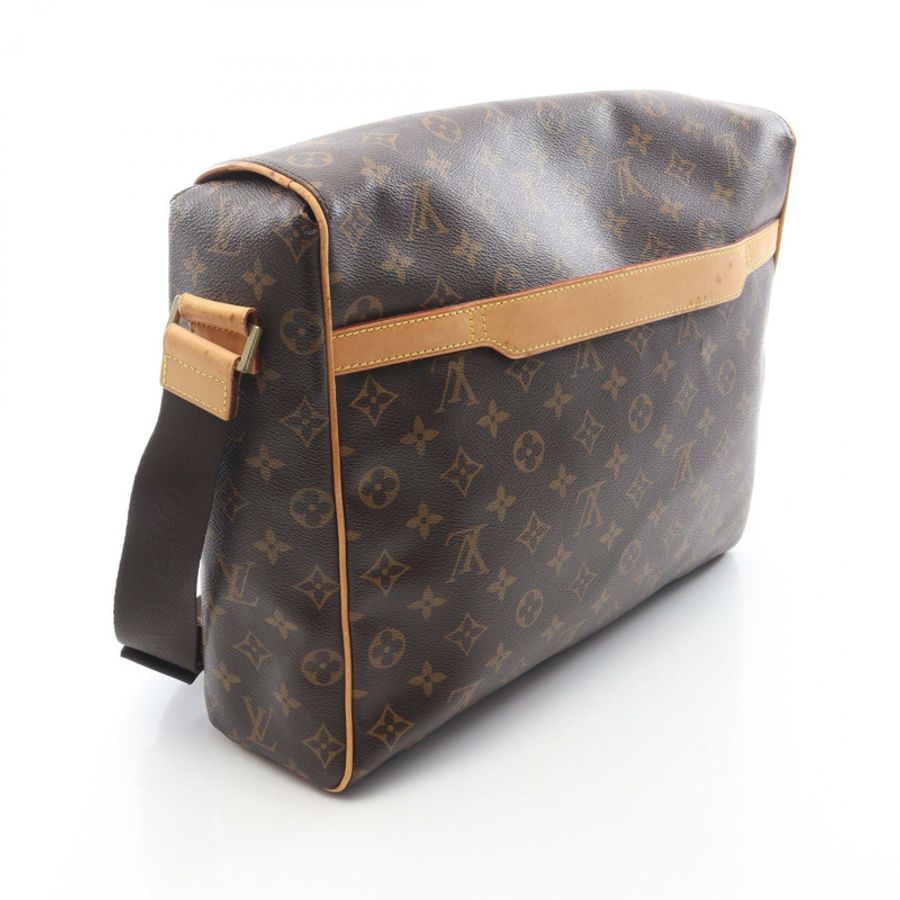 路易威登 Abbesses 斜背包 M45257 Monogram 皮革 棕色 二手-1