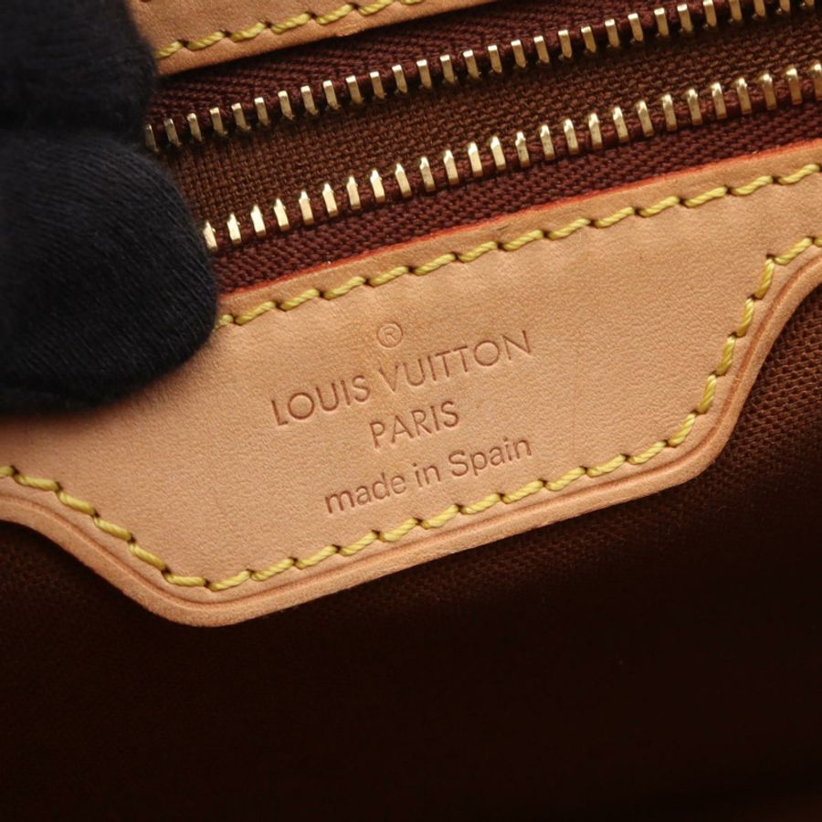 路易威登 Abbesses 斜背包 M45257 Monogram 皮革 棕色 二手-3