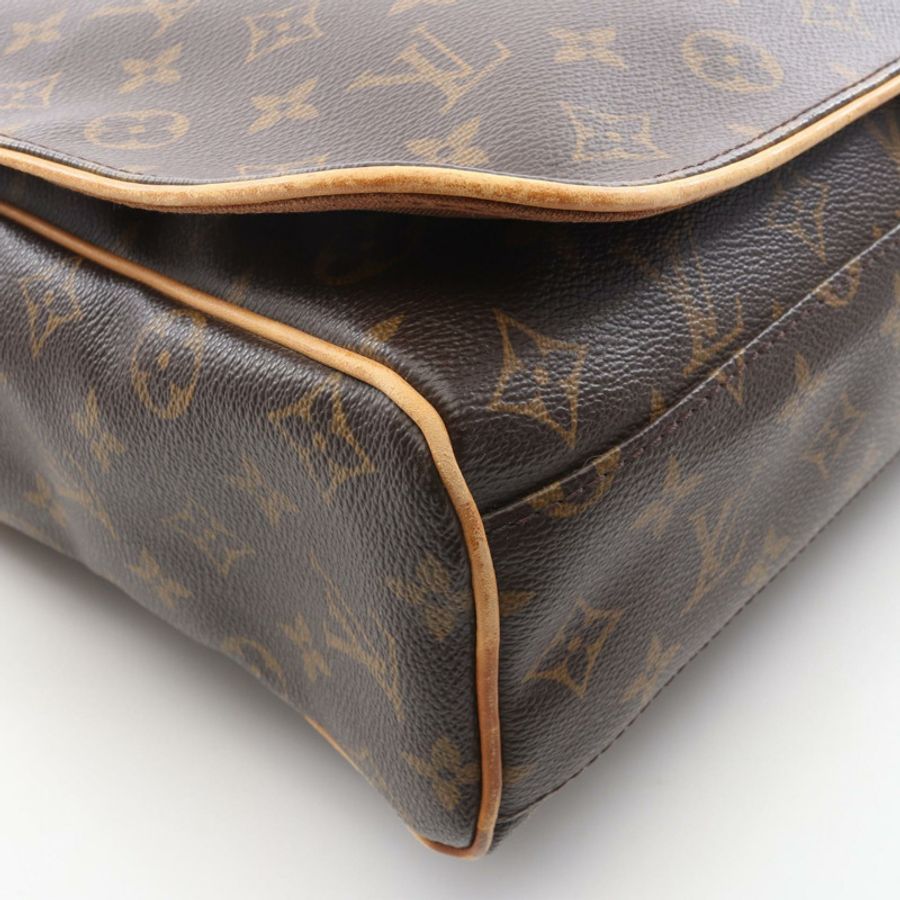 路易威登 Abbesses 斜背包 M45257 Monogram 皮革 棕色 二手-9
