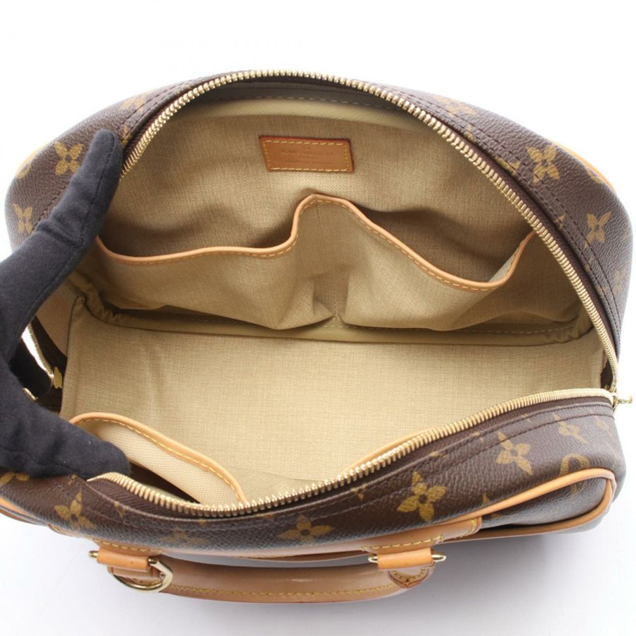 路易威登 Trouville 手提包 M42228 Monogram 皮革棕色二手女士-2