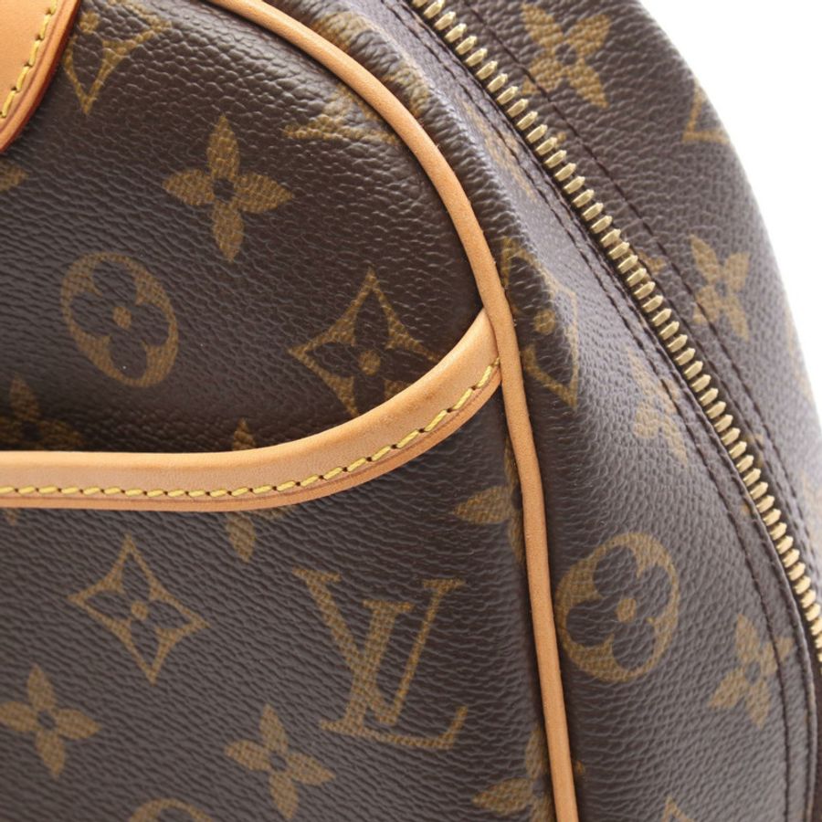 路易威登 Trouville 手提包 M42228 Monogram 皮革棕色二手女士-7