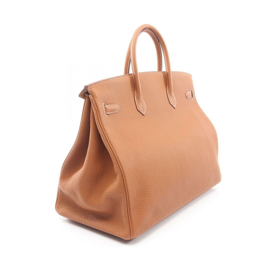愛馬仕 Birkin 40 手提包,Togo 皮革,棕色,金色,二手,女士,SHW N-1
