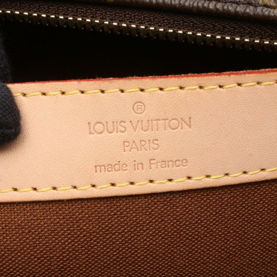 路易威登 Naviglio Monogram 肩背包 M50205 PVC塗層帆布皮革棕色二手女士-3
