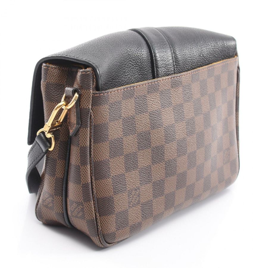 LOUIS VUITTON Clapton 單肩斜背包 N44243 Damier Ebene 帆布 二手 LV-1