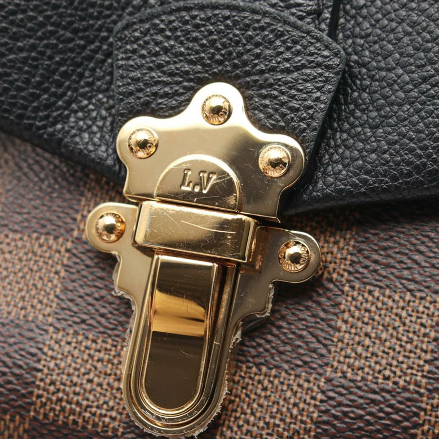 LOUIS VUITTON Clapton 單肩斜背包 N44243 Damier Ebene 帆布 二手 LV-7