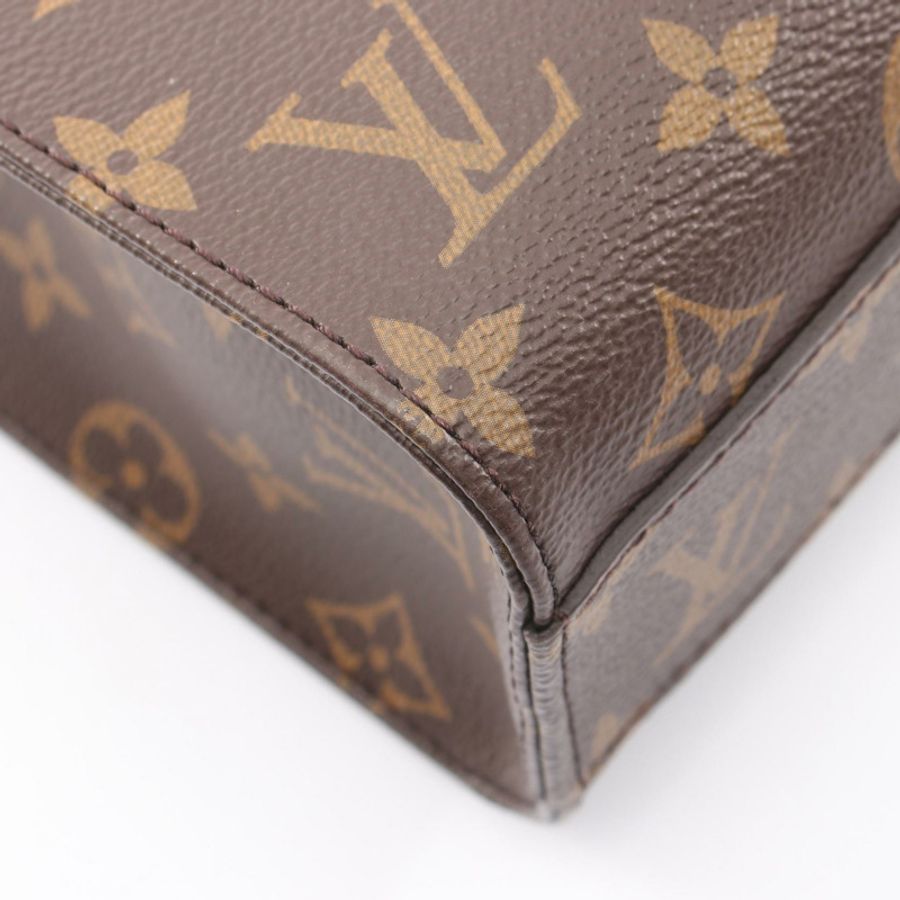 路易威登 Sac Plat BB 單肩手提包 M45847 Monogram 帆布皮革二手-4