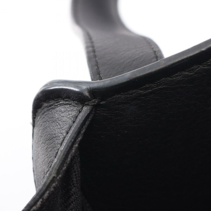 LOEWE HAMMOCK SMALL 單肩手提包 387.30.S35 黑色皮革 二手 女士-4