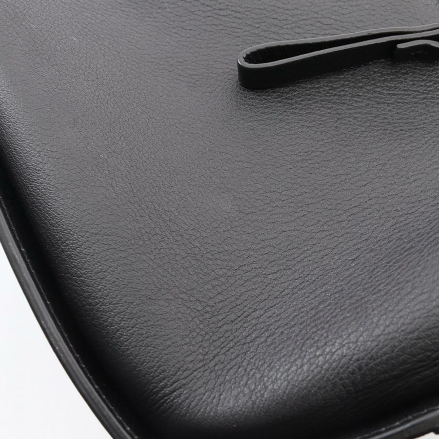 LOEWE HAMMOCK SMALL 單肩手提包 387.30.S35 黑色皮革 二手 女士-6