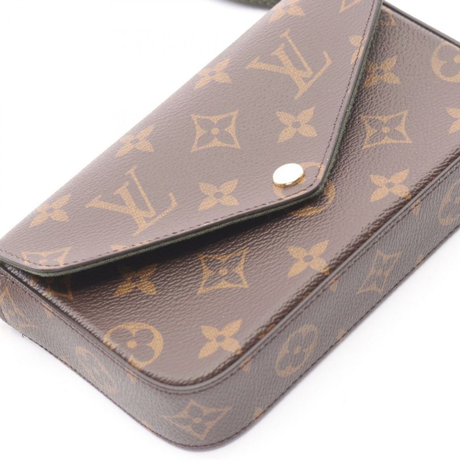 路易威登 Multi Pochette Felicie 單肩斜背包 M80091 Monogram LV-4
