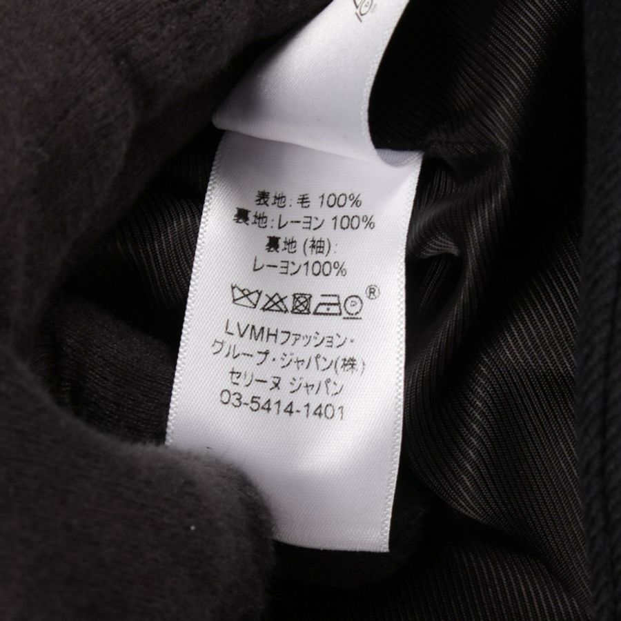 CELINE Phoebe Philo 時代,Tabbronby 其他黑色羊毛大衣,二手女裝-3