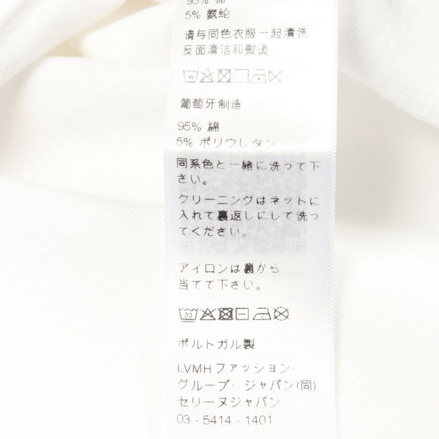 CELINE Triomphe 短袖T卹 RX0IX140701MAL 純棉 白色 #L 全新 女款-3