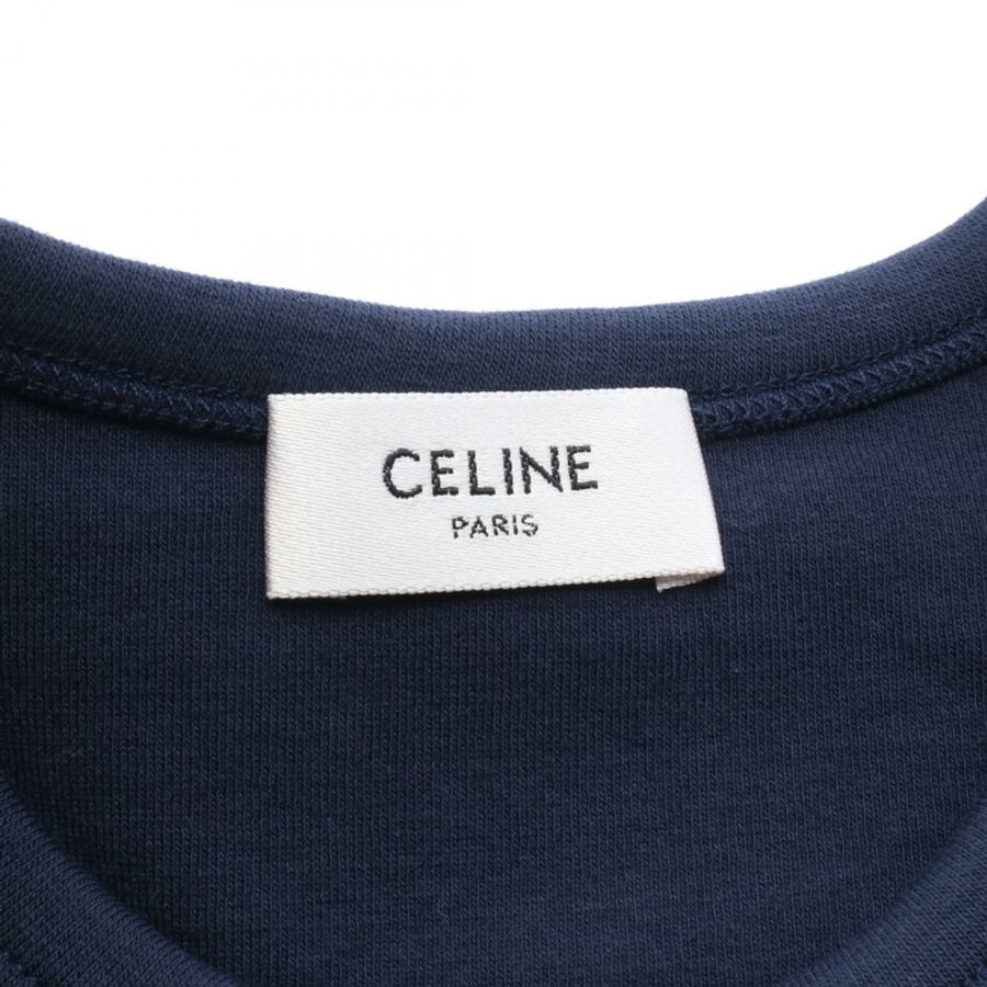 CELINE Triomphe 短袖T卹 RX0IX140707OWM 純棉海軍藍 #M 新款 女款-2