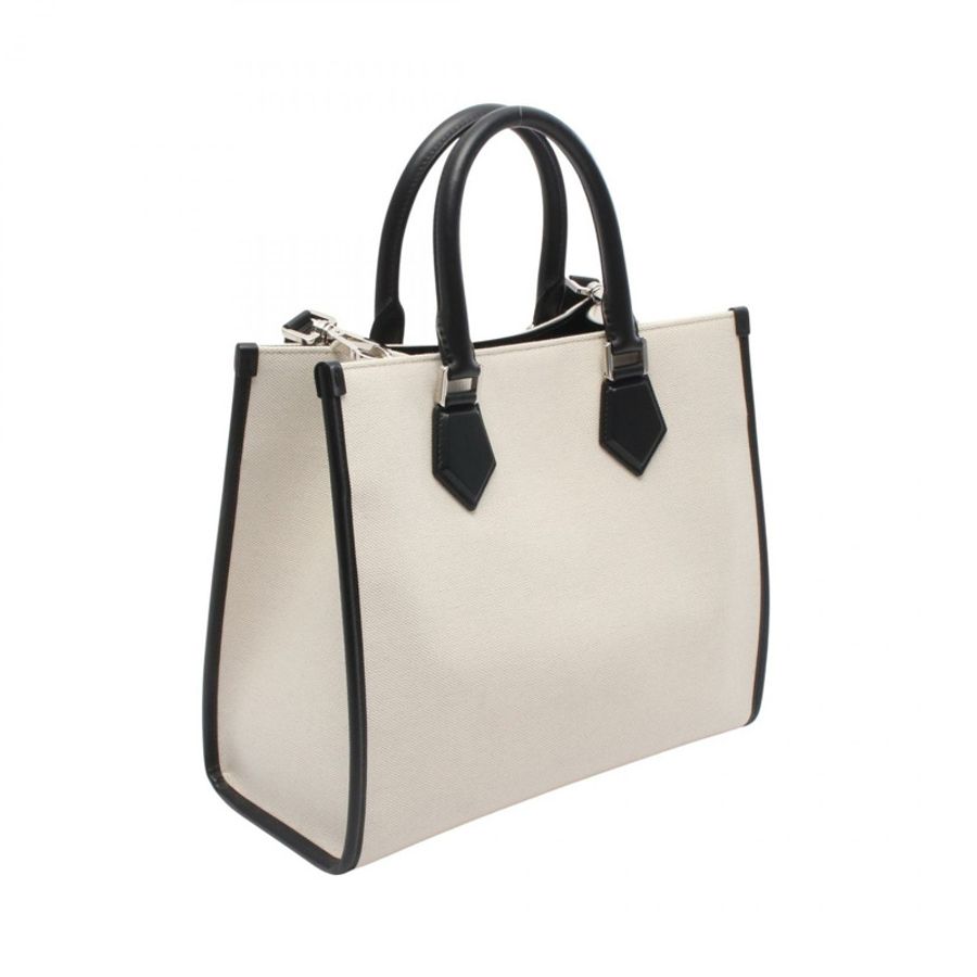 DOLCE & GABBANA DG logo 手提單肩包 BM2012AY9968S469 帆布皮革 米色-1