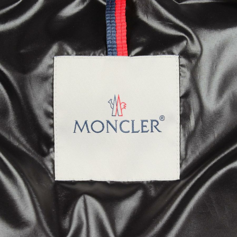 MONCLER CARDERE 連帽羽絨外套 1A00182 聚酯纖維 黑色 二手 男款-2