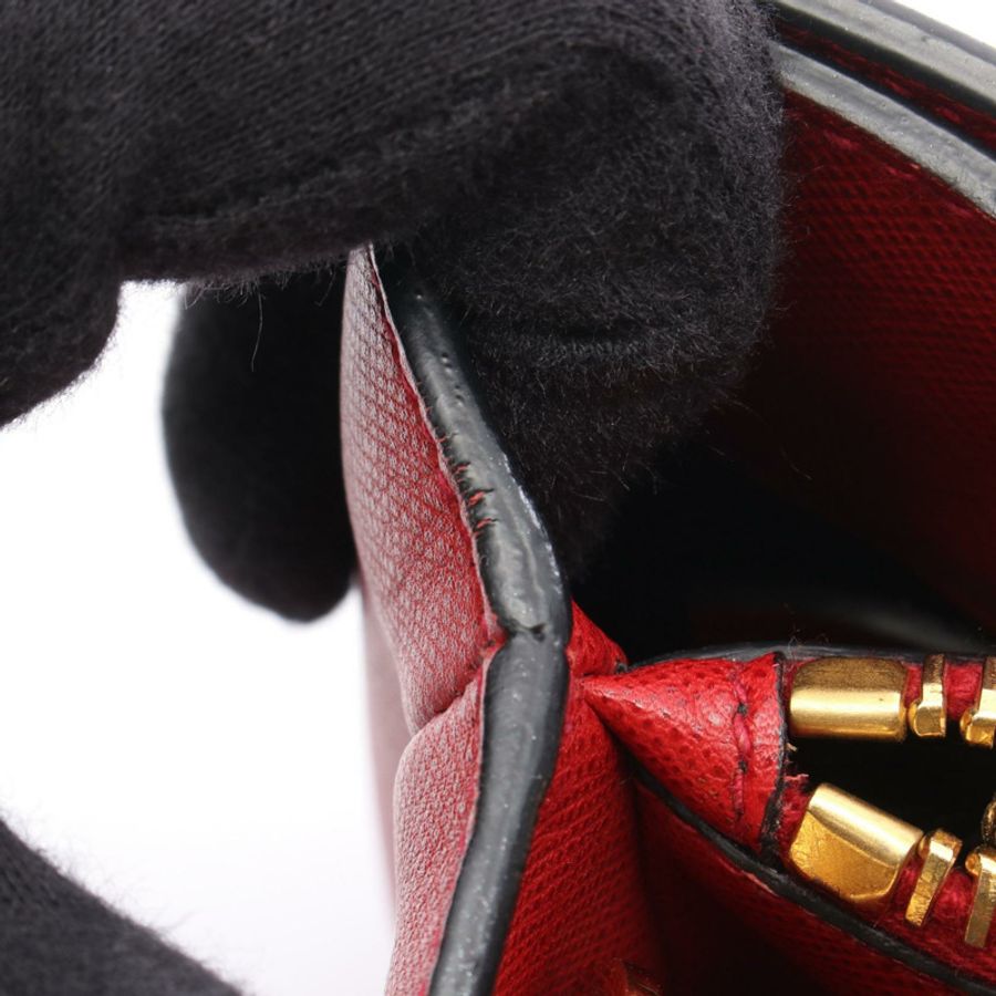 PRADA SAFFIANO SOFT 肩挎斜背包 BN2603 紅色皮革 二手 女士-4