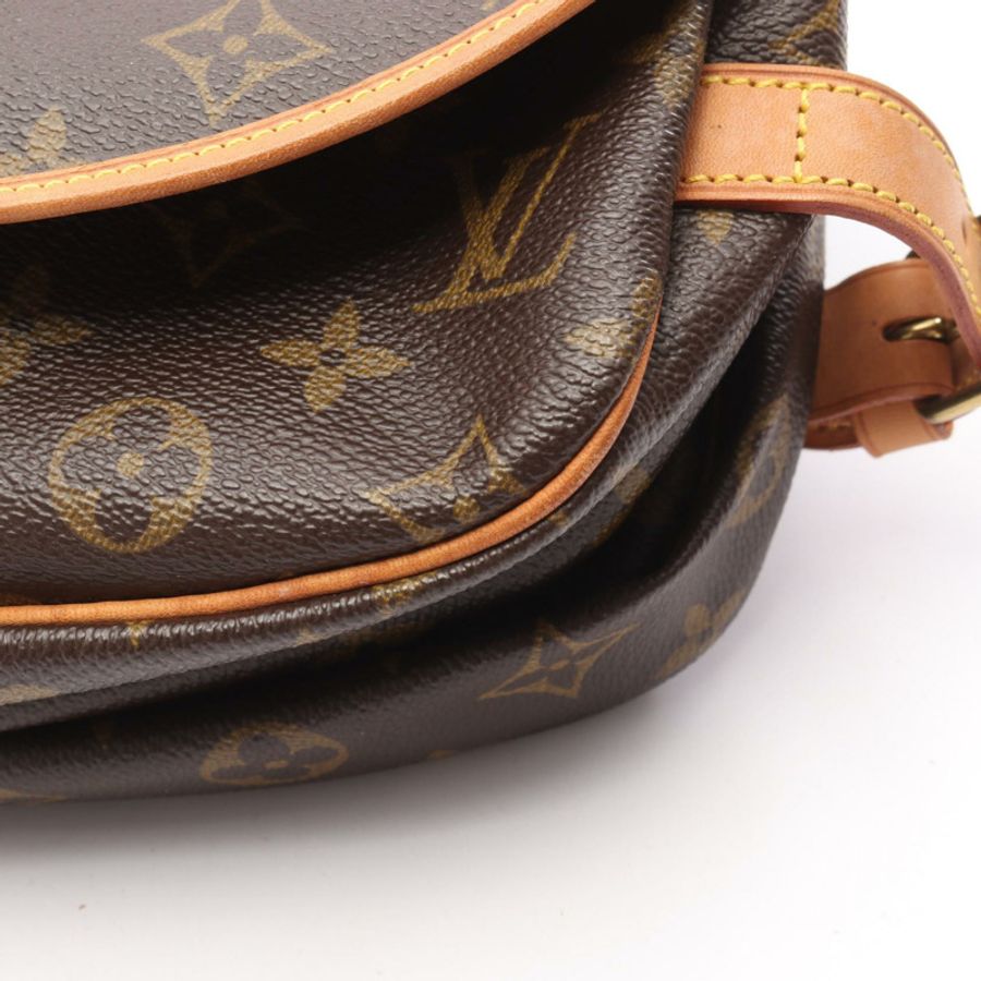 路易威登 Saumur 30 肩挎包 M42256 Monogram 皮革 棕色 LV-10
