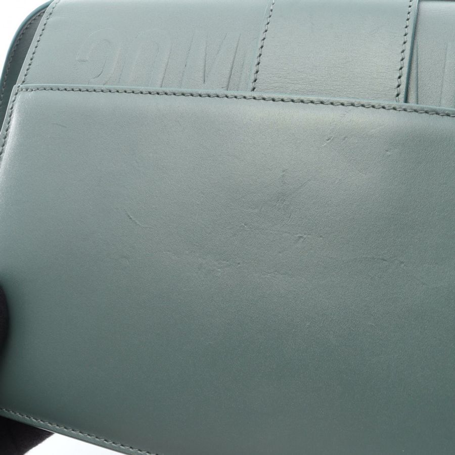 Christian Dior 30 MONTAIGNE 肩斜背包 M9203UMOS 皮革 綠色 二手-4