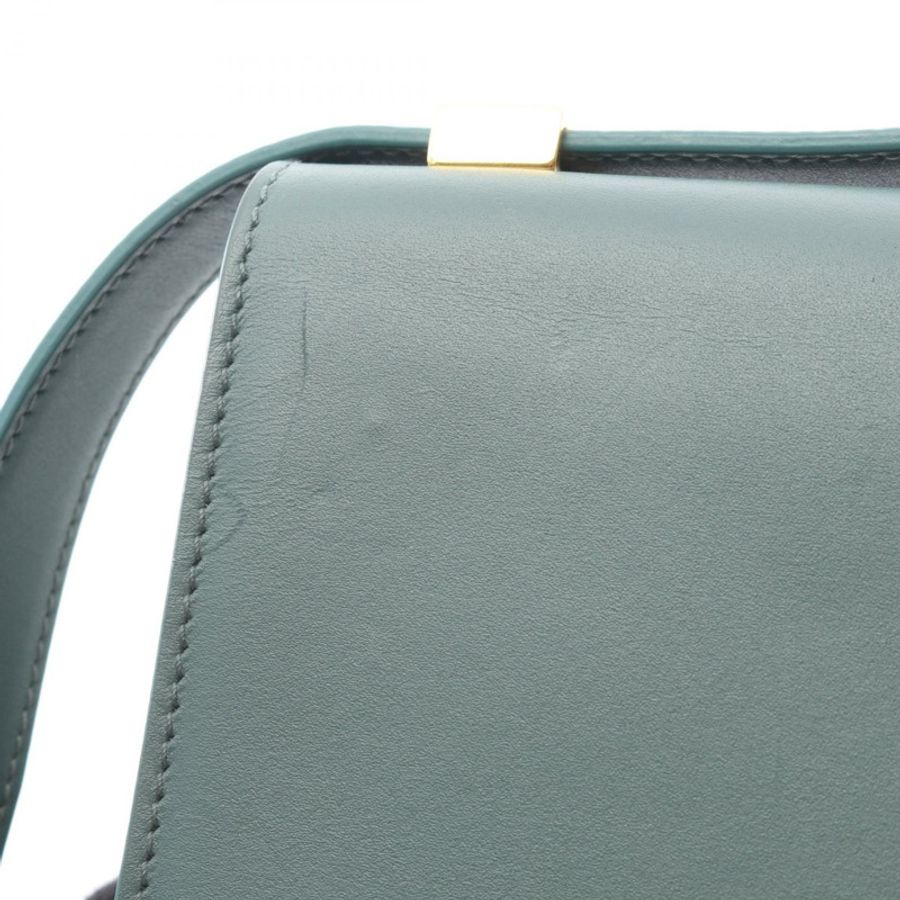 Christian Dior 30 MONTAIGNE 肩斜背包 M9203UMOS 皮革 綠色 二手-7