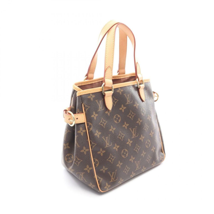 路易威登 Batignolles 單肩手提包 M51156 Monogram 皮革 棕色 二手-1