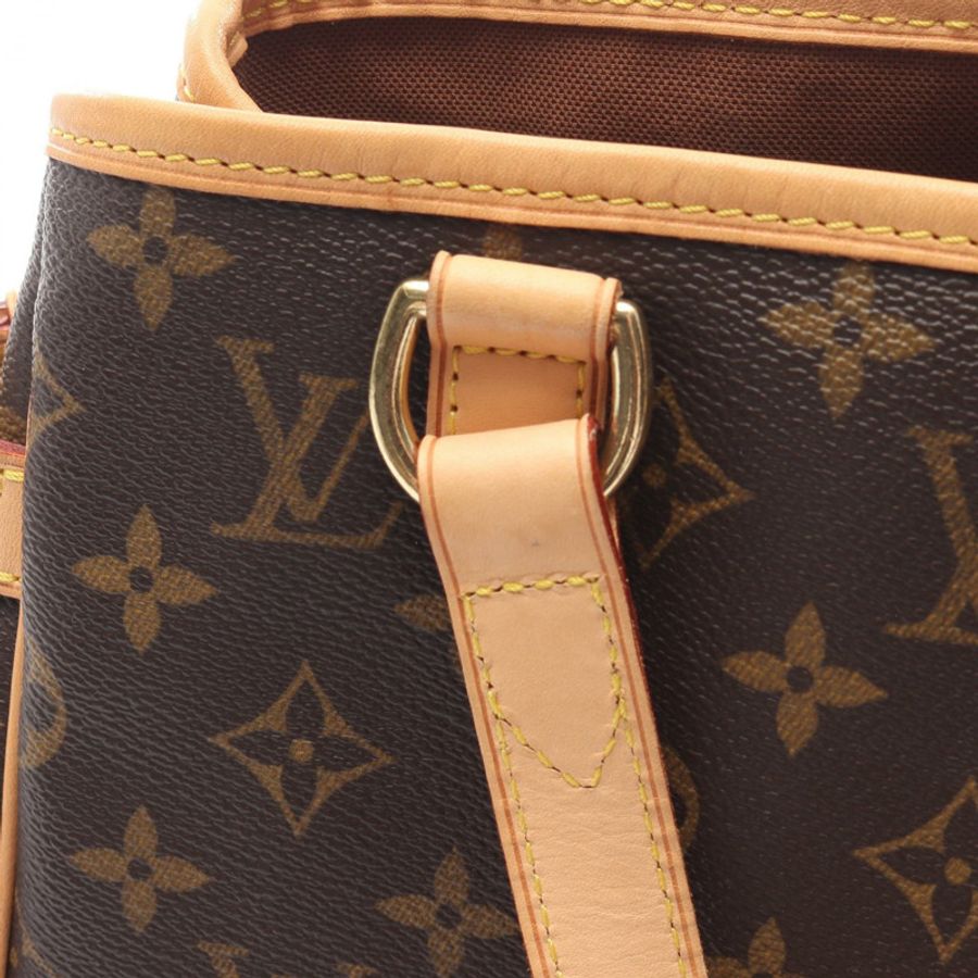 路易威登 Batignolles 單肩手提包 M51156 Monogram 皮革 棕色 二手-5