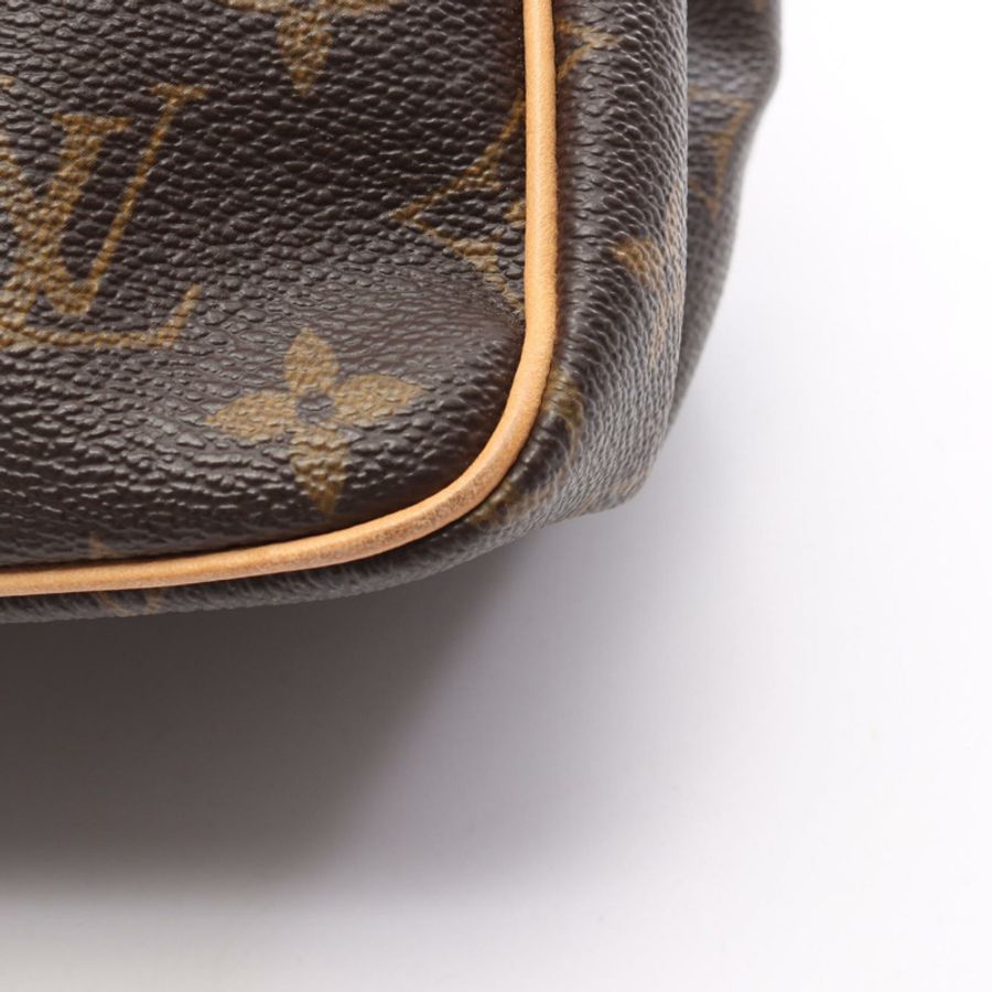 路易威登 Batignolles 單肩手提包 M51156 Monogram 皮革 棕色 二手-9