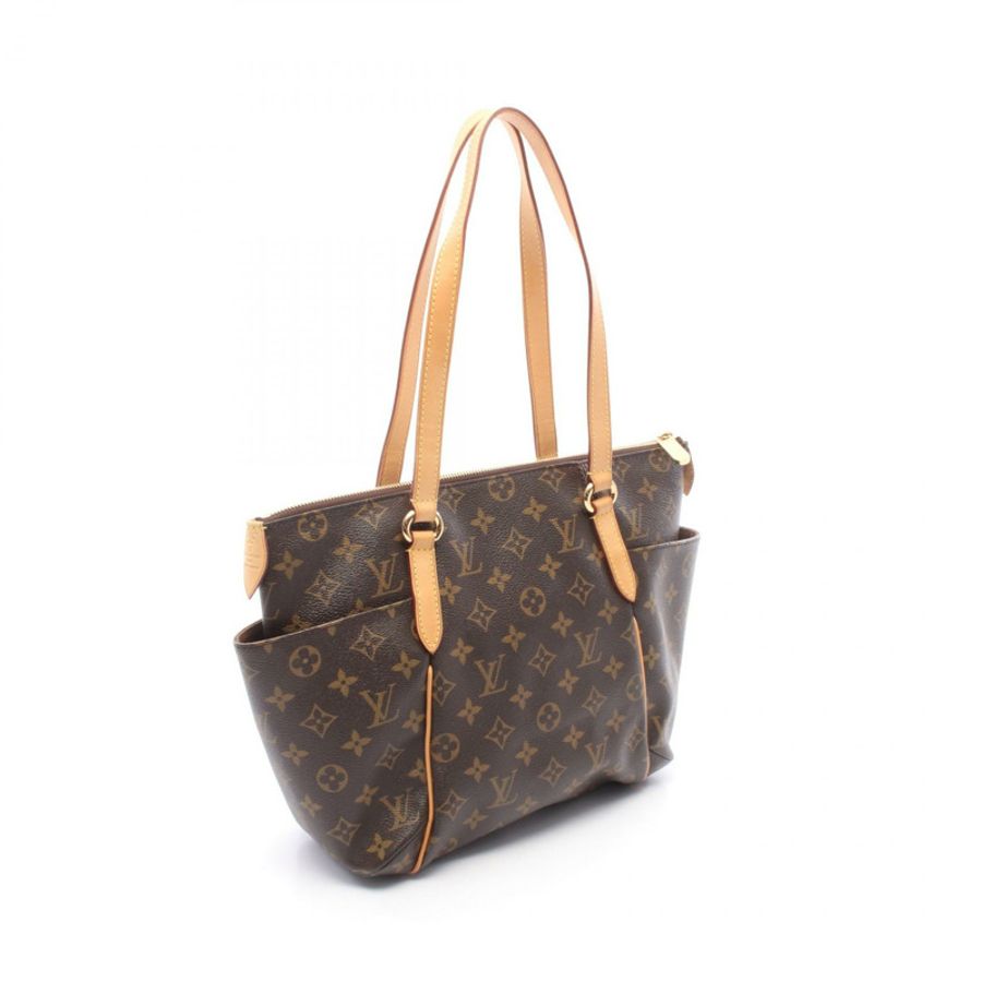 路易威登 Totally PM 手提單肩包 M56688 Monogram 皮革 棕色 二手-1