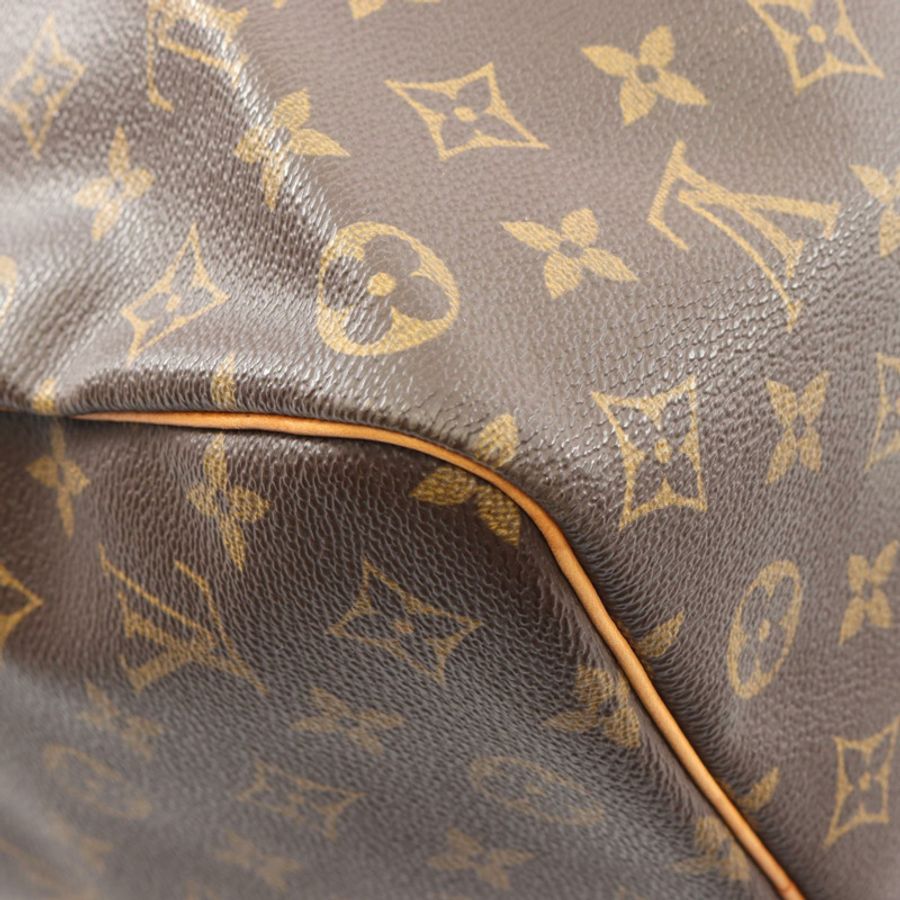 路易威登 Keepall 50 手提包 M41426 Monogram 帆布皮革棕色二手-5