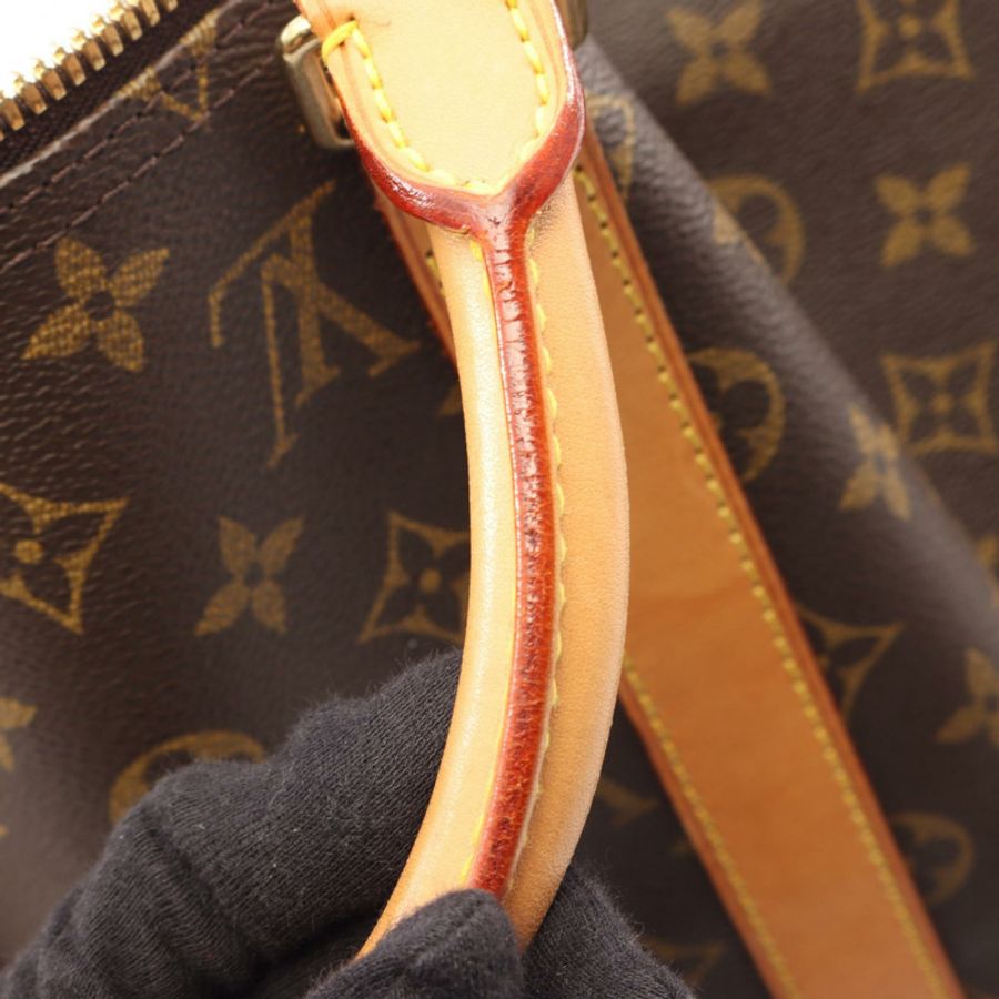 路易威登 Keepall 50 手提包 M41426 Monogram 帆布皮革棕色二手-9