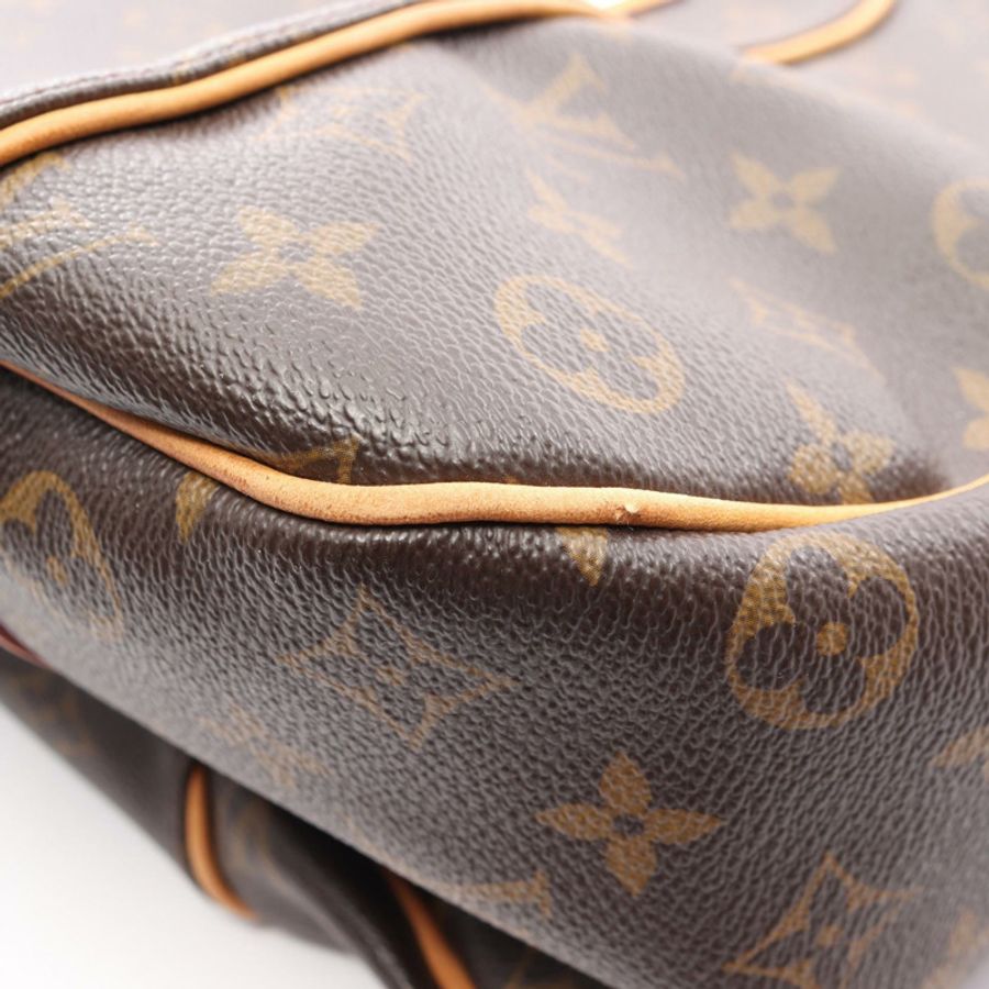 路易威登 Garriella PM 單肩包 M56382 Monogram 皮革 棕色 二手 女士-6
