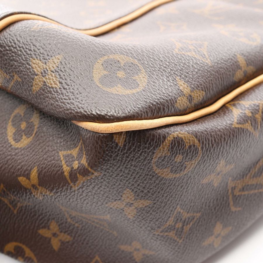 路易威登 Garriella PM 單肩包 M56382 Monogram 皮革 棕色 二手 女士-8
