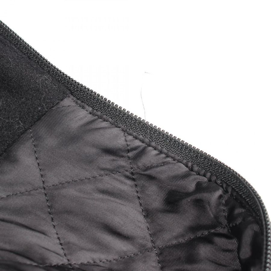 BALENCIAGA 標誌刺繡加厚羊毛夾克,黑色,二手,男女通用-7