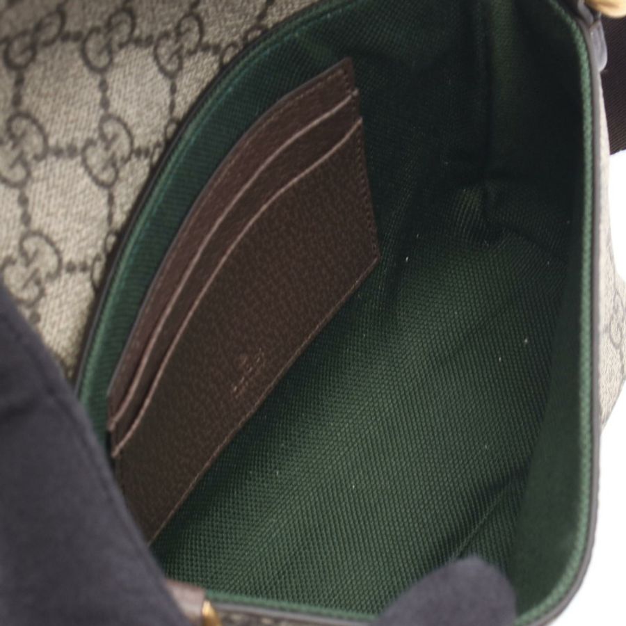 GUCCI Ophidia GG Supreme 單肩包 838599FAEOF9745 PVC塗層帆布皮革 米棕色 全新 女士-2
