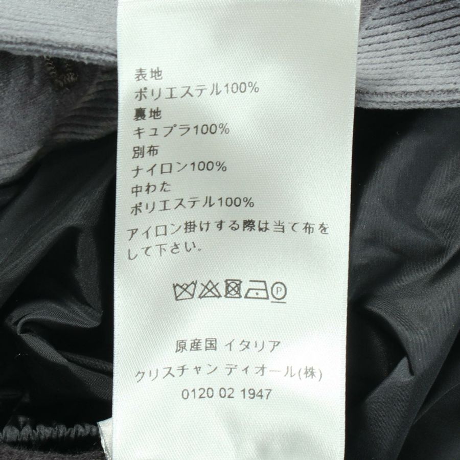Dior DIOR × KENNY SCHARF 絎縫燈芯絨外套 其他款式 193C409B5263 聚酯纖維 灰色 二手 男款-3