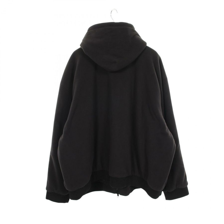 BALENCIAGA BALENCIAGA × adidas 抓絨連帽衫 725313 聚酯纖維 黑色 白色 二手 男款-1