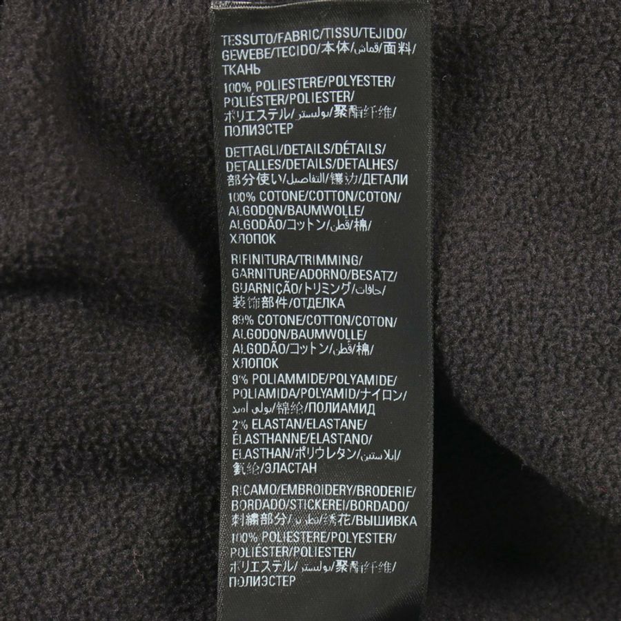 BALENCIAGA BALENCIAGA × adidas 抓絨連帽衫 725313 聚酯纖維 黑色 白色 二手 男款-3