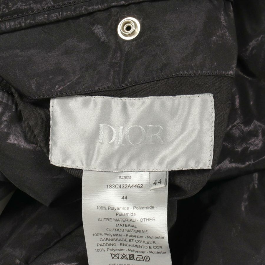 Christian Dior Oblique 飛行員夾克 雙面穿 Blouson #44 183C432A4462 尼龍-3