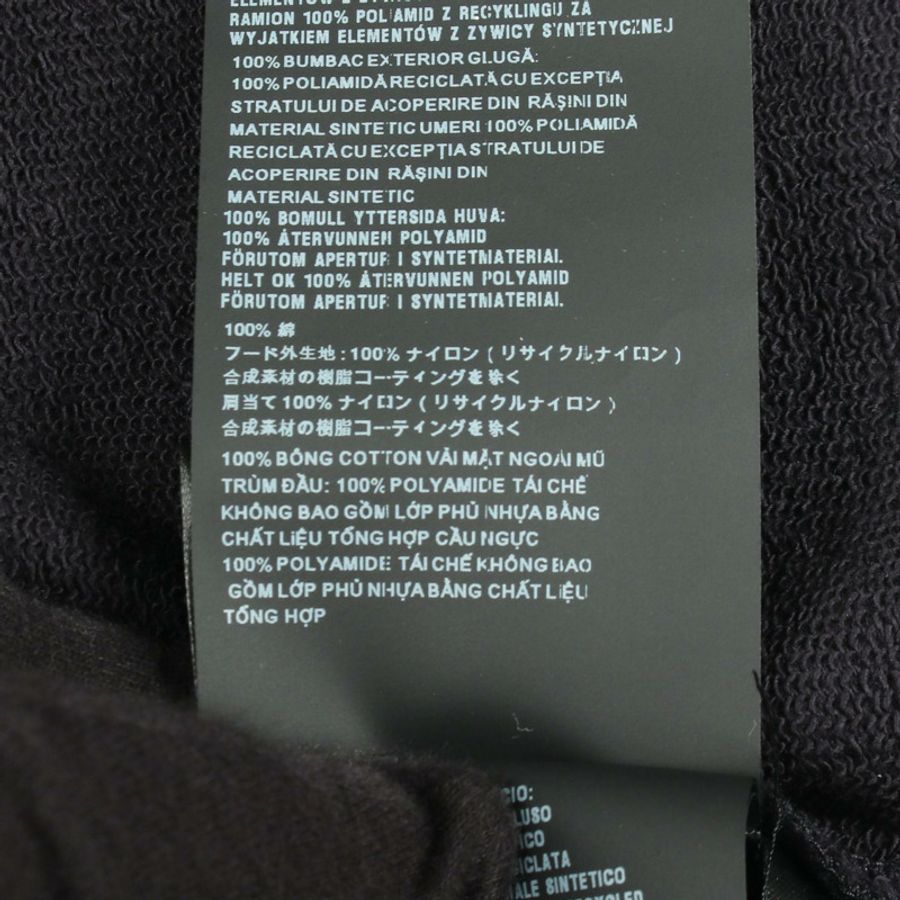 PRADA RE-NYLON Switching 連帽衫,長袖,棉尼龍混紡,海軍藍,二手,男款 M 碼-3