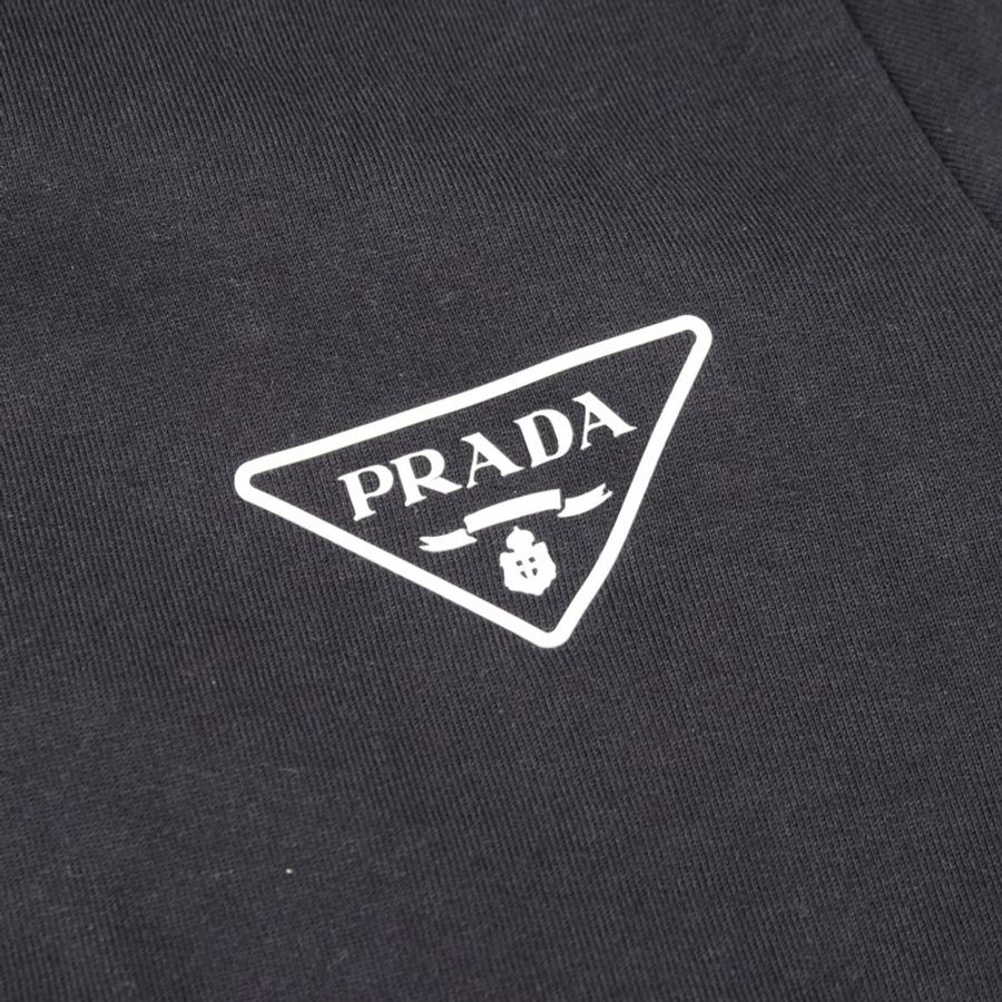 PRADA RE-NYLON Switching 連帽衫,長袖,棉尼龍混紡,海軍藍,二手,男款 M 碼-10