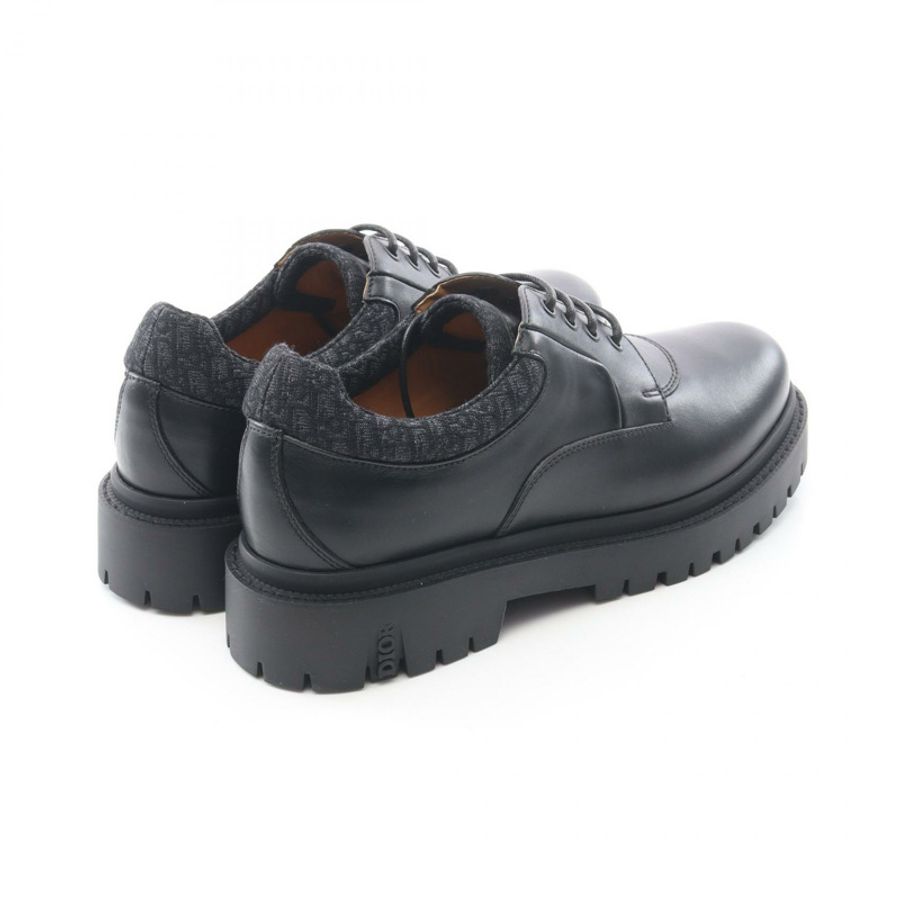 Dior Dior Explorer III Explorer Derby Shoes Oblique 正裝鞋 皮革 黑色 二手 男款-1