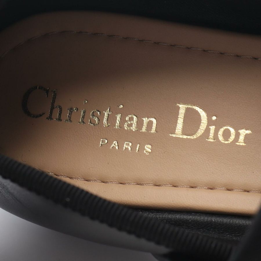 Christian Dior Dior Punk Ballerina Flats 皮革黑色芭蕾平底鞋 #37 二手女款-4